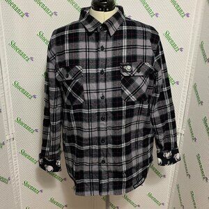 Middle Of Beyond Flannel Shirt Phantasm MOB Plaid Beware The Never Dead Mens XL